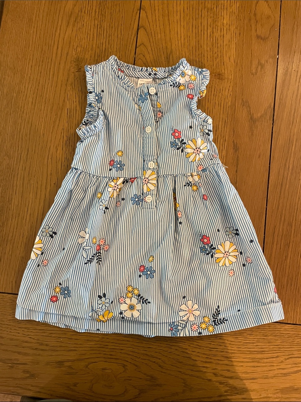 Carter's Striped Floral Dress 12m #207